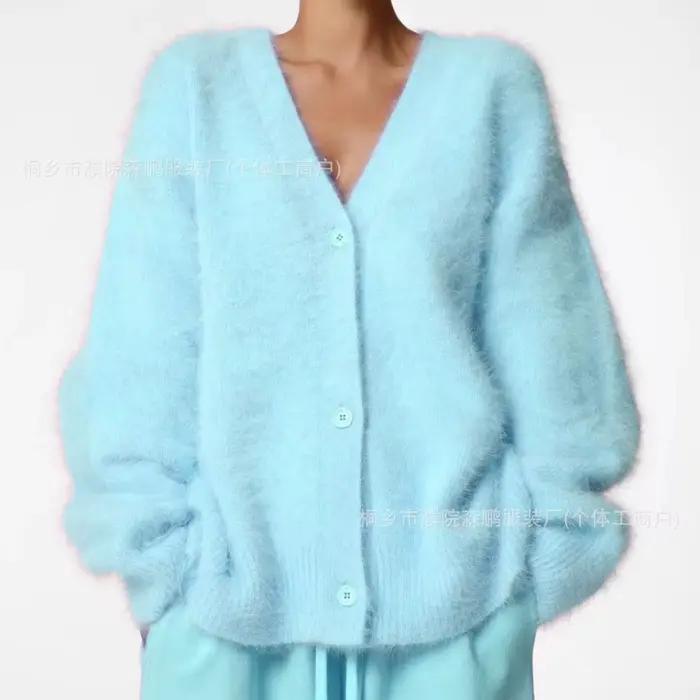 Cardigan élégant à manches longues pour femme, collection automne-hiver 2026, veste décontractée en 