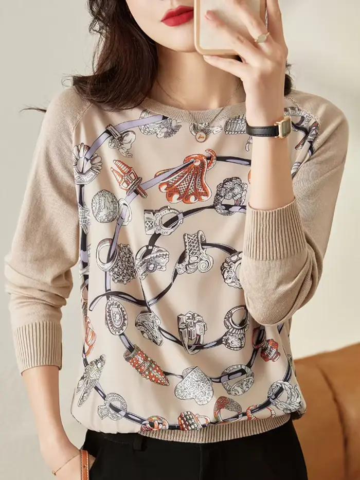 Pull basique en tricot doux, chemises décontractées, t-shirts à fond, t-shirts tricotés, nouveau
