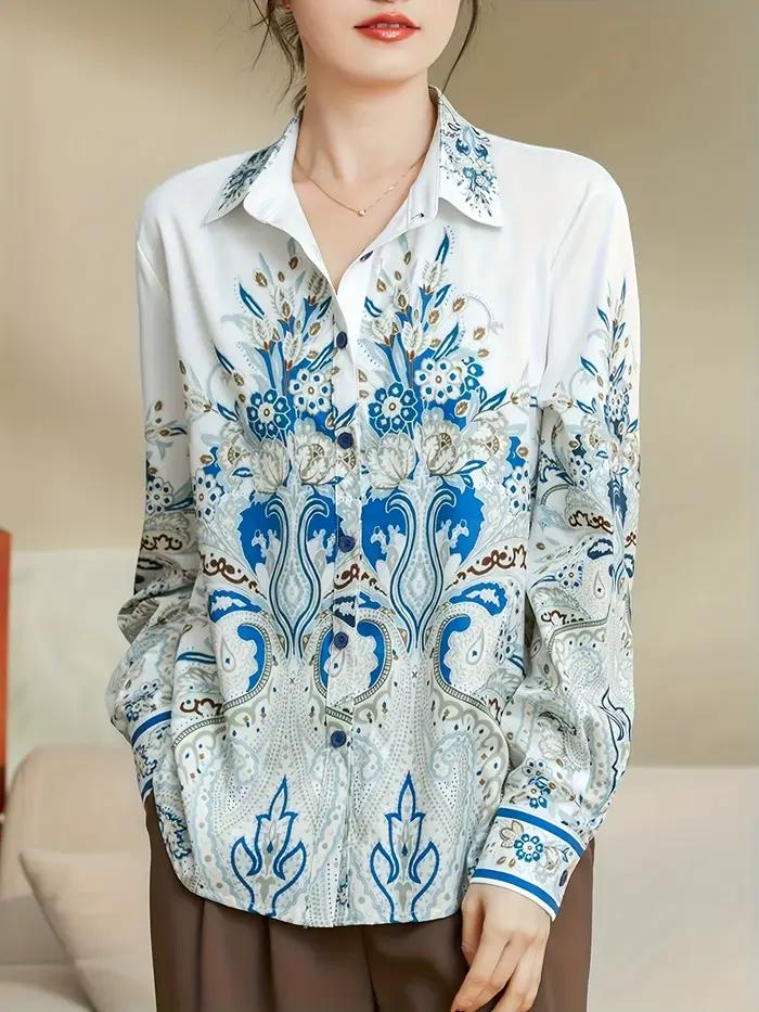 2025 printemps dames chemises nouveau élégant femmes Blouses à manches longues boutonné hauts blusa 