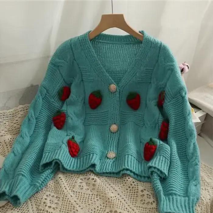 Harvey-Cardigan épissé à manches longues pour femme, Pull All-Match, Élégant, Ulzzang