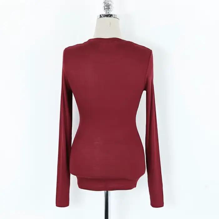 Shintimes – T-Shirt fin pour Femme, haut Sexy à haute élasticité, Style coréen, nouvelle collection 