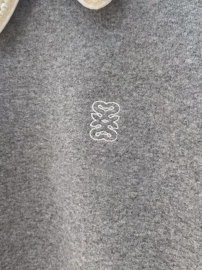 Sweat-shirt à capuche avec perles lourdes pour femme, faux deux pièces, automne-hiver 2021, y2k