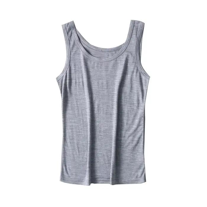 T-shirt en laine mérinos pour femme, haut de course, haut de randonnée, haut de sport précieux, 100%