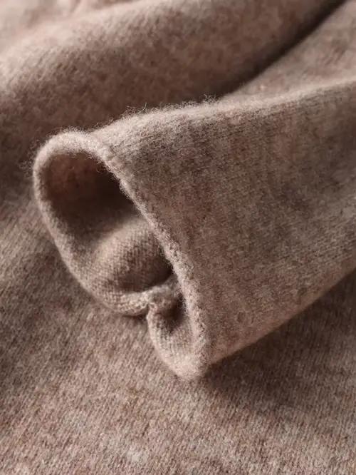 Birdtree Pulls tricotés basique à col roulé pour femme, maillot de corps, pull 100% laine australien