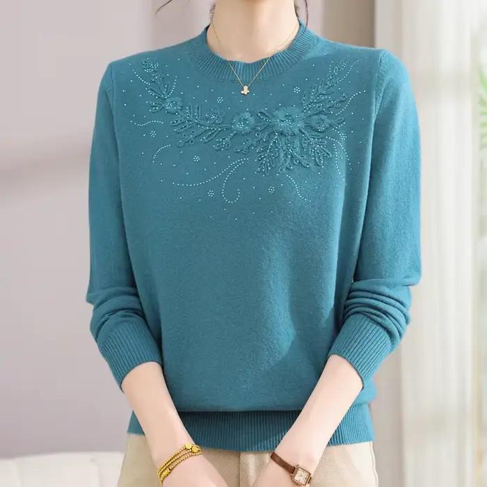 Pull doux Femme 2025 automne mode pull Femme femmes vêtements à manches longues haut décontracté mèr