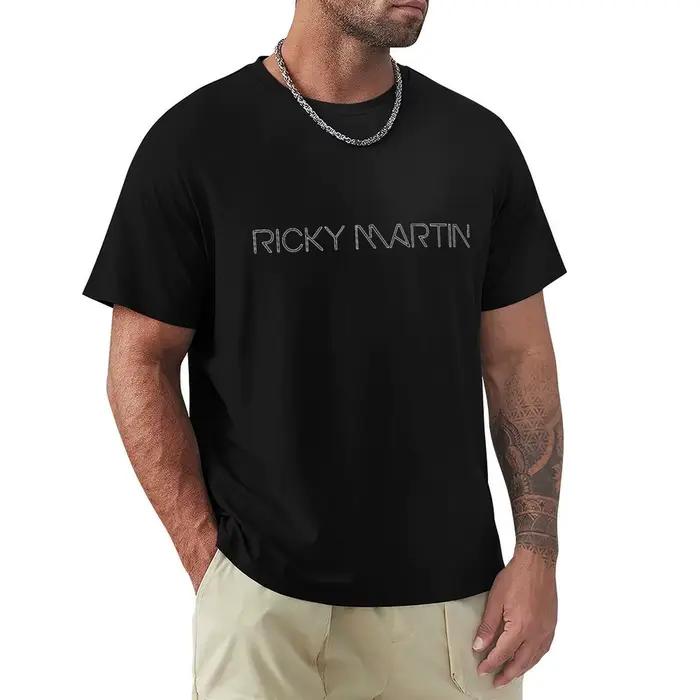 Ricky Martin T-Shirt Louboutins hauts mignons grande taille vêtements vintage graphique T-Shirt à ma