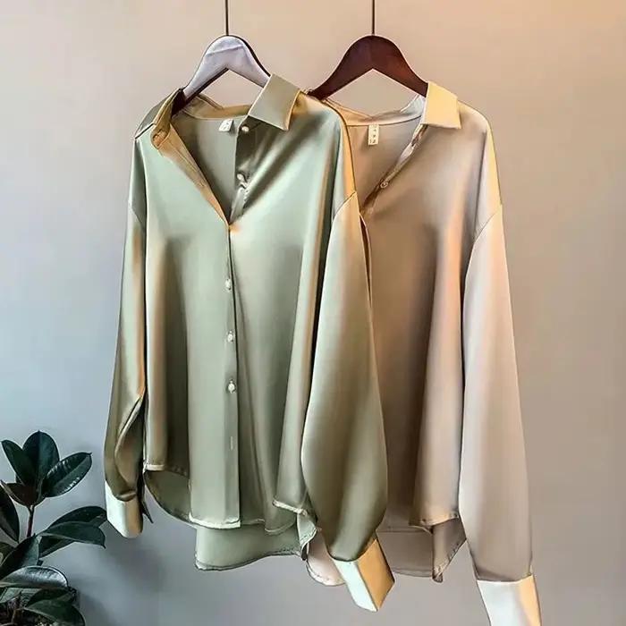 2025 printemps chemise et chemisiers nouveau pull Cardigans femme haut tricoté coréen à manches long