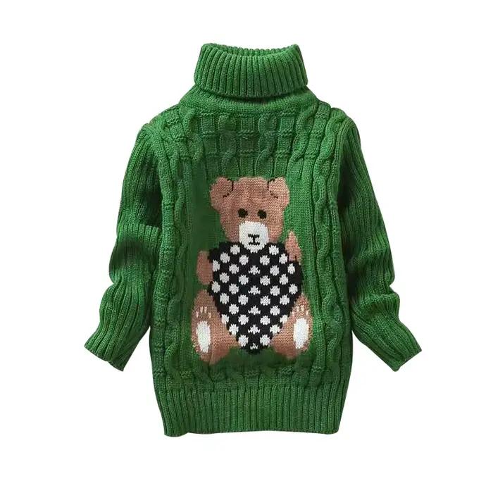 Nouveaux garçons filles chandails garder au chaud pull hiver automne infantile bébé pull garçon fill