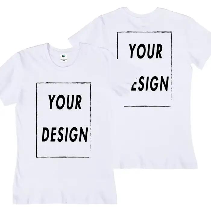 T-shirt d'équipe personnalisé taille UE pour femmes, ajoutez votre propre design devant et dos, impr