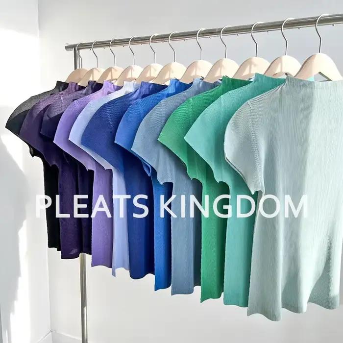 Haut amincissant haut de gamme avec plis style coréen et japonais pour femmes élégantes et sophistiquées occasions printemps été