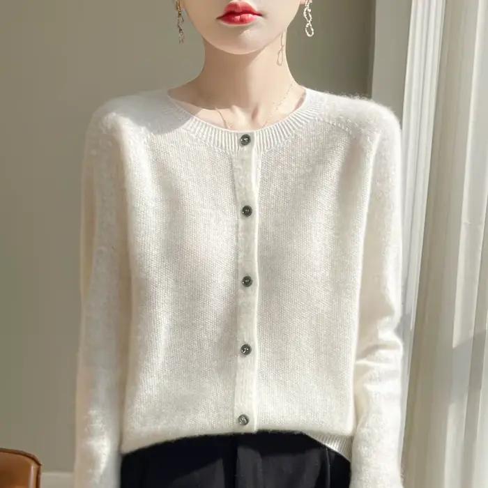 Pull en laine mérinos 100% pour femme élégant et doux pour printemps automne occasions spéciales
