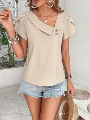 Top d'été élégant et polyvalent - Nouveaux vêtements de qualité tendance pour femmes
