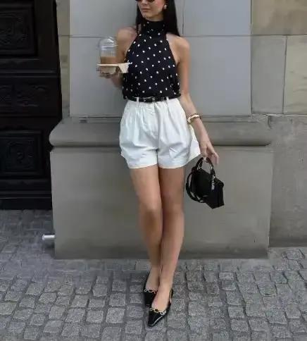 Débardeurs élégants pour femmes à pois, style sexy et audacieux, col rond, polyester, ajustement parfait, pour plage et occasions spéciales