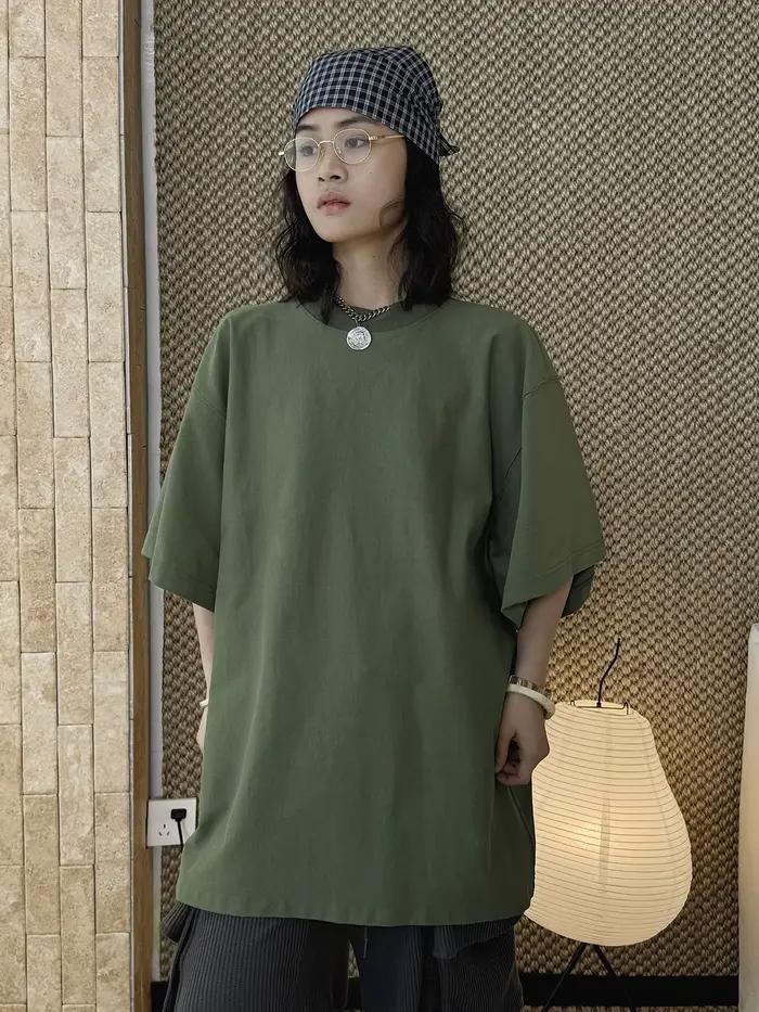 T-shirt à col rond et épaules dénudées