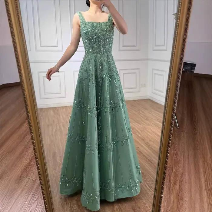 Robe de soirée trapèze élégante