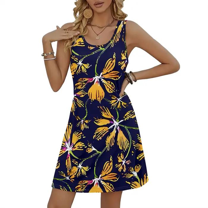 Robe d'été sans manches pour femmes