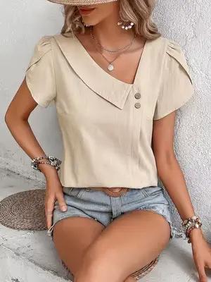 Top d'été élégant et polyvalent - Nouveaux vêtements de qualité tendance pour femmes
