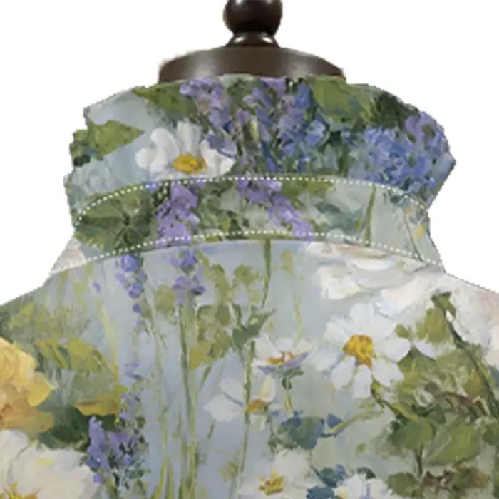 Chemisier imprimé Floral Vintage pour femmes