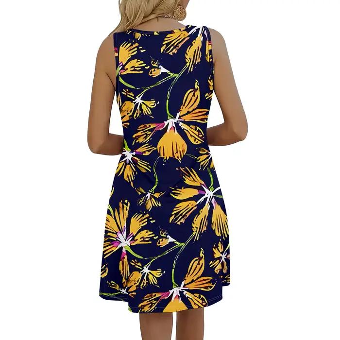 Robe d'été sans manches pour femmes