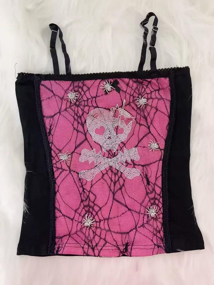 Corset en toile d'araignée gothique