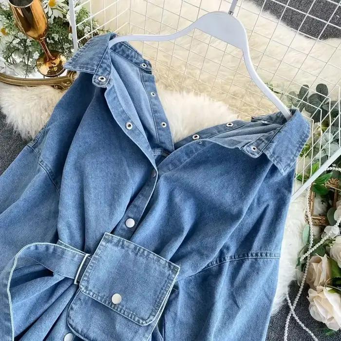 Chemises en jean pour femmes