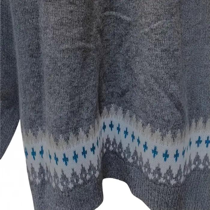 Pull long élégant en maille pour femme