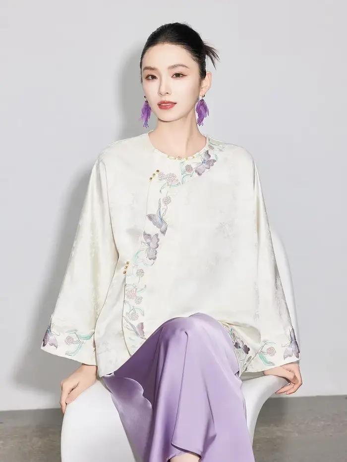 Chemisier femme nouveau Style chinois broderie Tang
