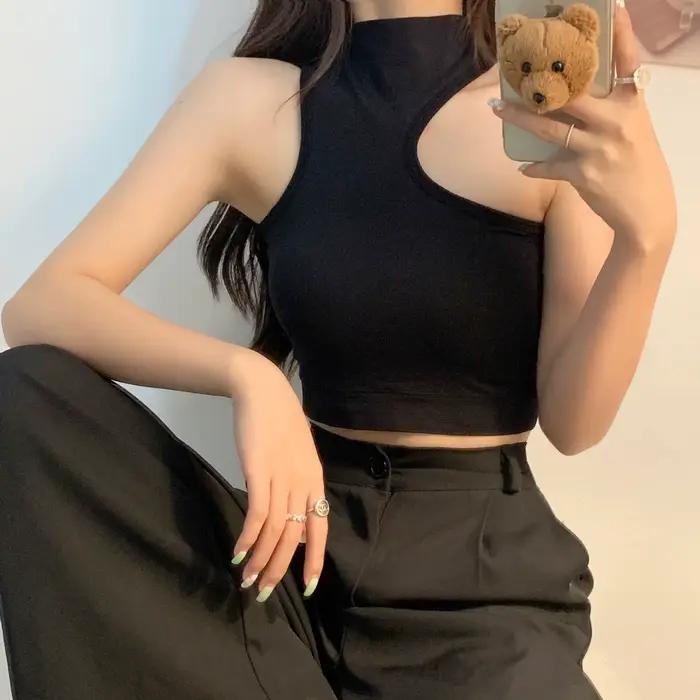 Camisoles dos nu évidées pour femmes