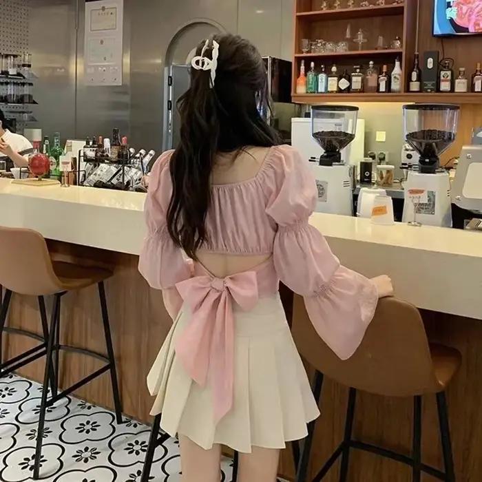 Chemises à manches bouffantes pour femmes