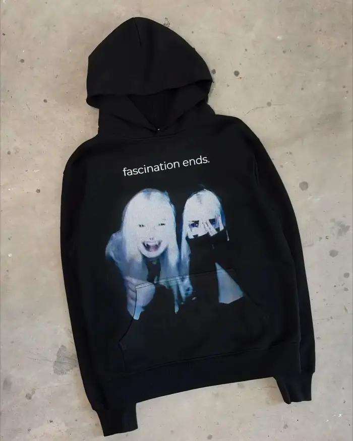 Sweatshirt à capuche BiggOrange style grunge décontracté pour homme haute qualité polyester doublure coton四季适用男女宽松版型哈日风格高街潮牌男装圆领拉链卫衣