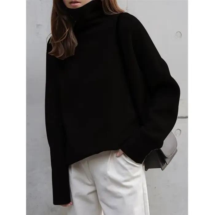 Pull en laine à manches longues pour femmes