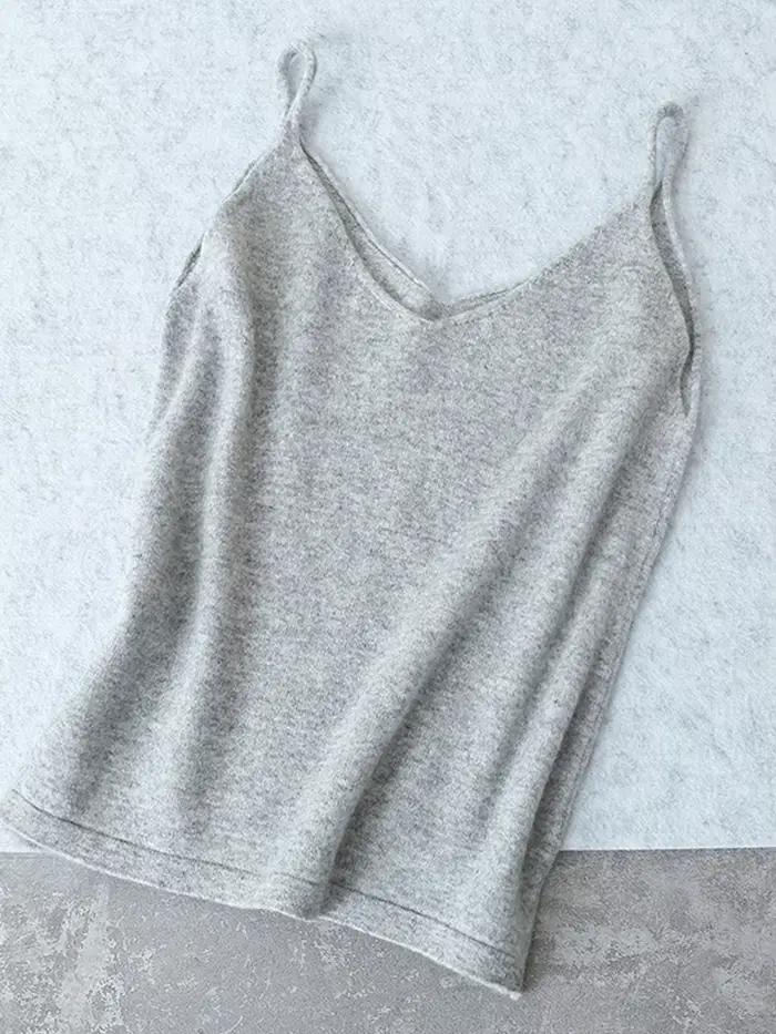 Femmes pull gilet 100% laine mérinos gilet à bretelles sans manches pull automne hiver gilet femme gilet chaud col en v vêtements