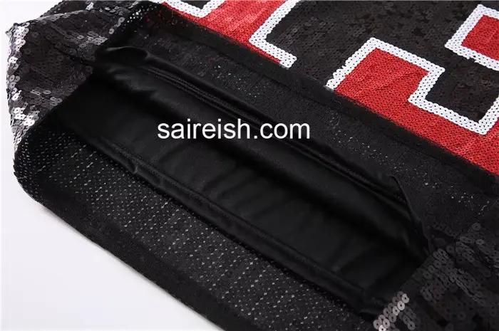 Saireish Sorority-Robe décontractée à sequins