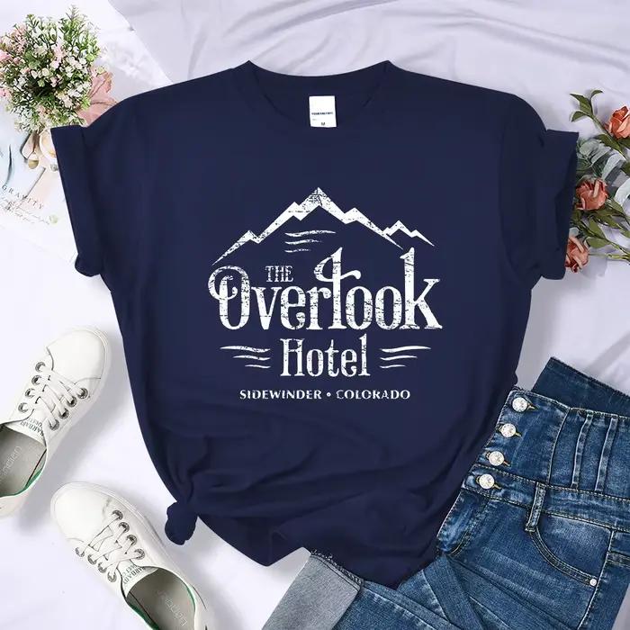 T-shirt Y2K respirant pour femme, haut court, vêtements décontractés, cool, sport, été, mode, The Overlook Hotel, The Shining