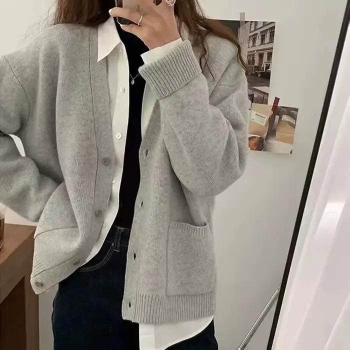 Cardigan en tricot pour femme