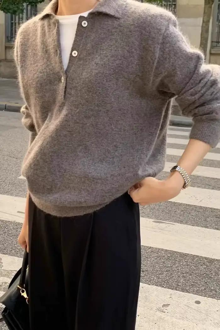Pull en laine mérinos pour femme