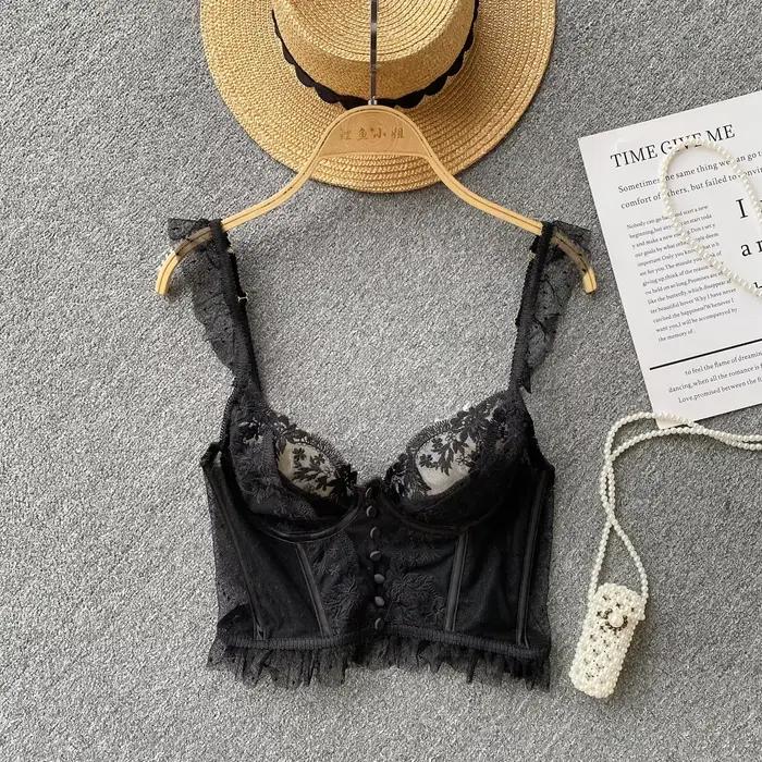 Français Chic Sexy femme sans manches maigre dos nu