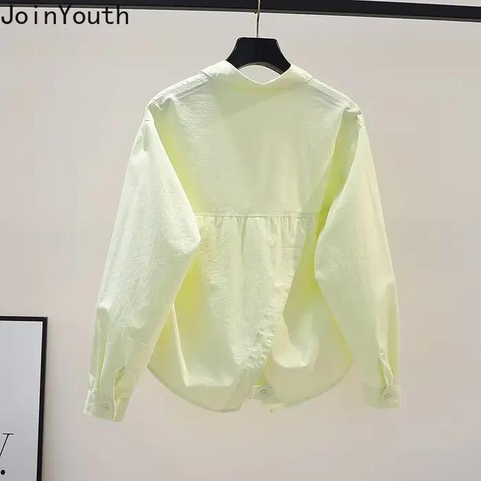 2025 Blusas Mujer De Moda à manches longues Blouse ample femmes vêtements mode coréenne chemises décontractées fendu Vintage Blouses hauts 27p490