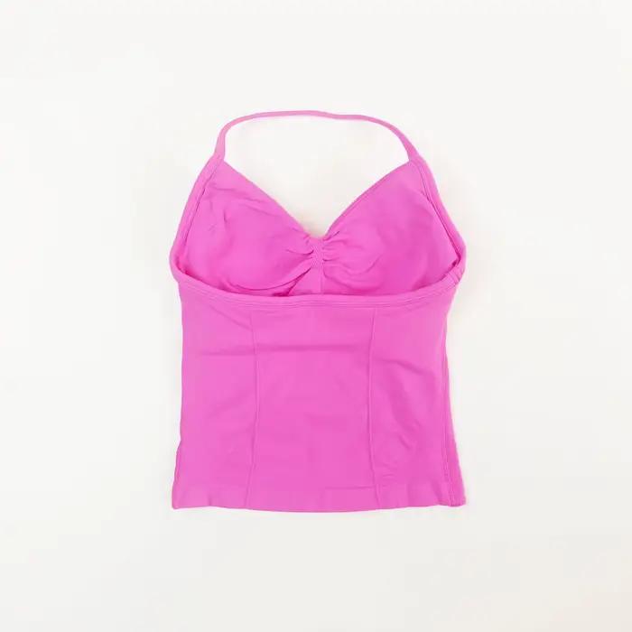 NCLAGEN Impact palangre haut à bretelles sport Yoga gilet femmes Fitness débardeur gymnase beau dos ouvert soutien-gorge course entraînement licou