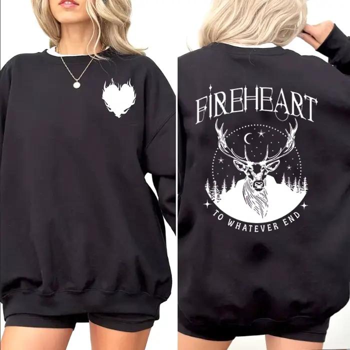 Sweatshirt en coton et polyester pour femmes, design graphique, ajustement lâche, idéal pour toutes les saisons et occasions spéciales