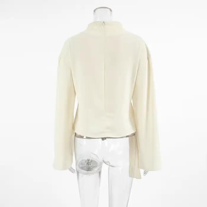 Chemisier en satin pour femme