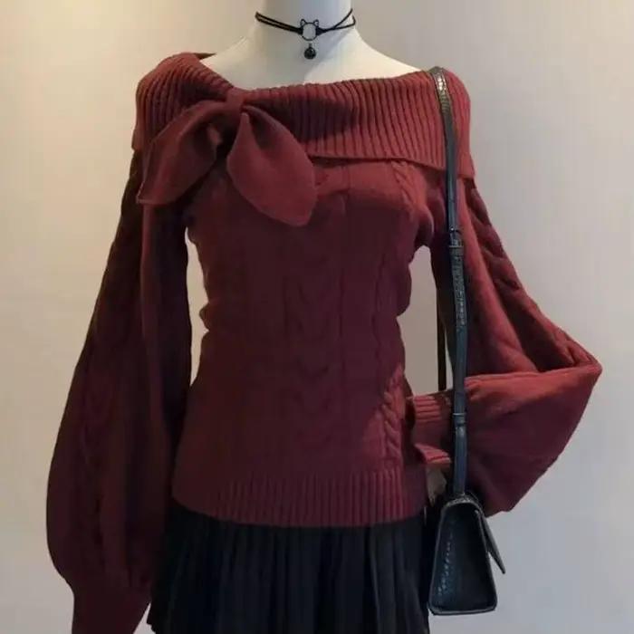 Pull décontracté Gyaru Chic en polyester pour femmes, style préppy années 2000 pour les occasions spéciales