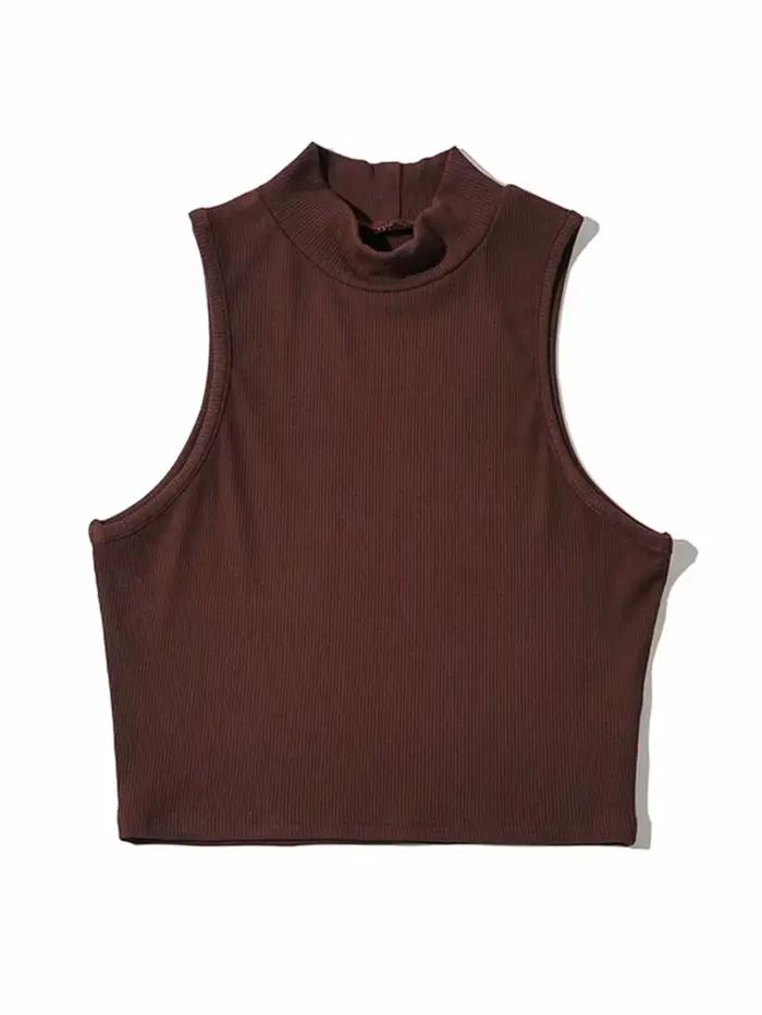 Haut court col blanc en coton et polyester pour femmes, décontracté, adapté aux sorties estivales et occasions spéciales