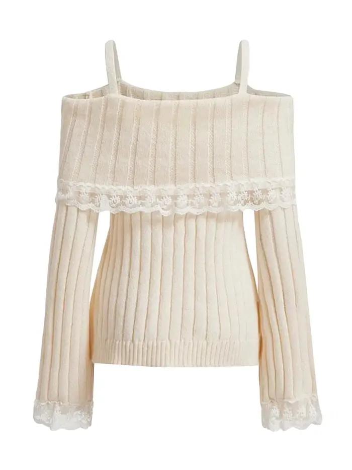 Pulls à épaules dénudées pour femmes