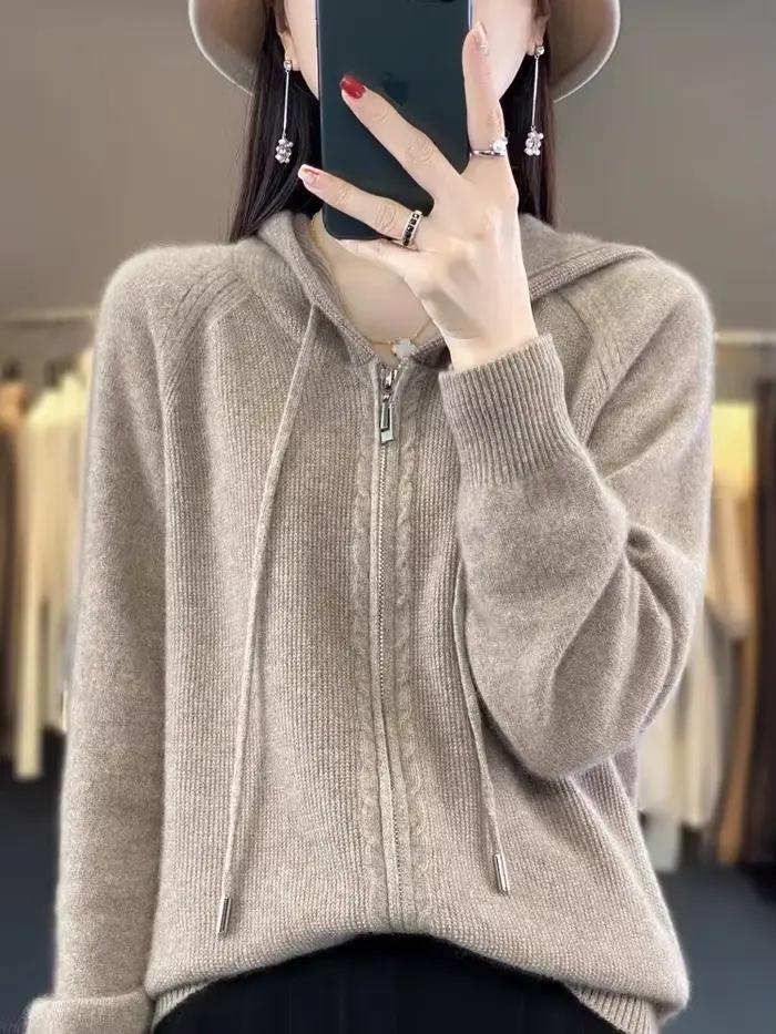 Cardigans à capuche pour femmes