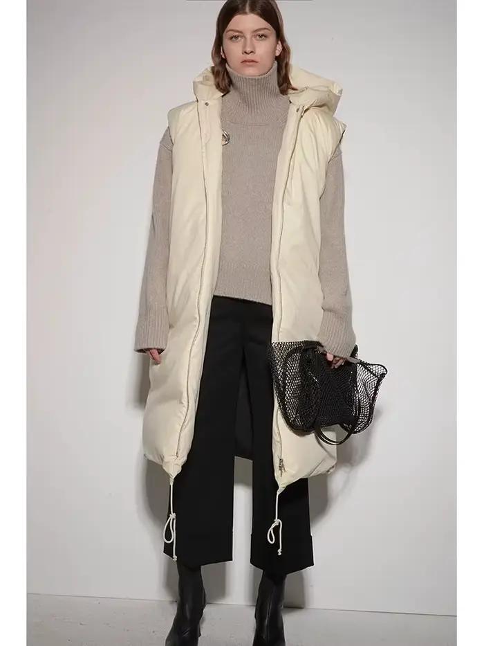 Pull à col roulé européen pour femme