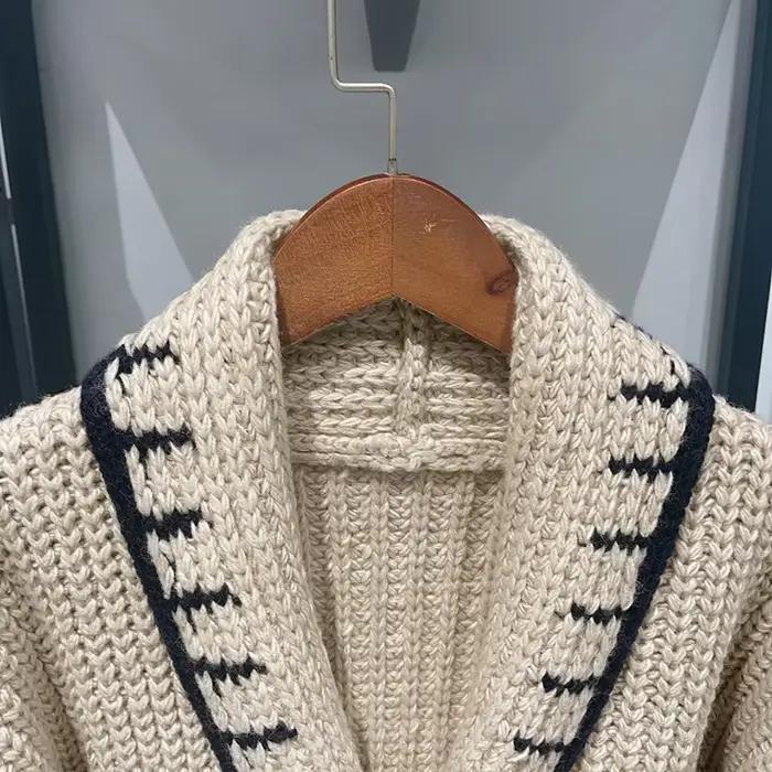Pull français à Double boutonnage pour femme