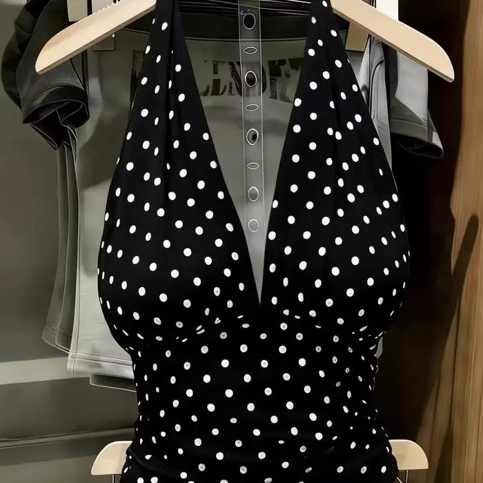 Hauts à pois tendance pour femmes