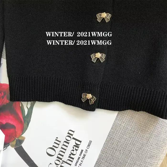 Veste cardigan noire pour femmes élégante coupe ample automne hiver tricoté polyester décontracté ajustement lâche occassions spéciales journée de travail soirée famille cadeau bienvenue