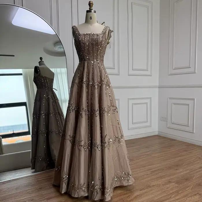 Robe de soirée trapèze élégante